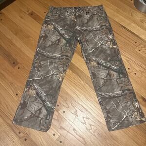 NEW Realtree Xtra Camo Hunting Pants Men 38x32 Cotton Deer Outdoor 3P02 Jeans